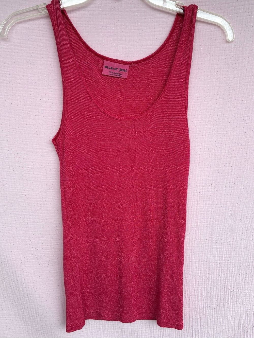 Michael Stars Ribbed Tank Top One Size Fits Most